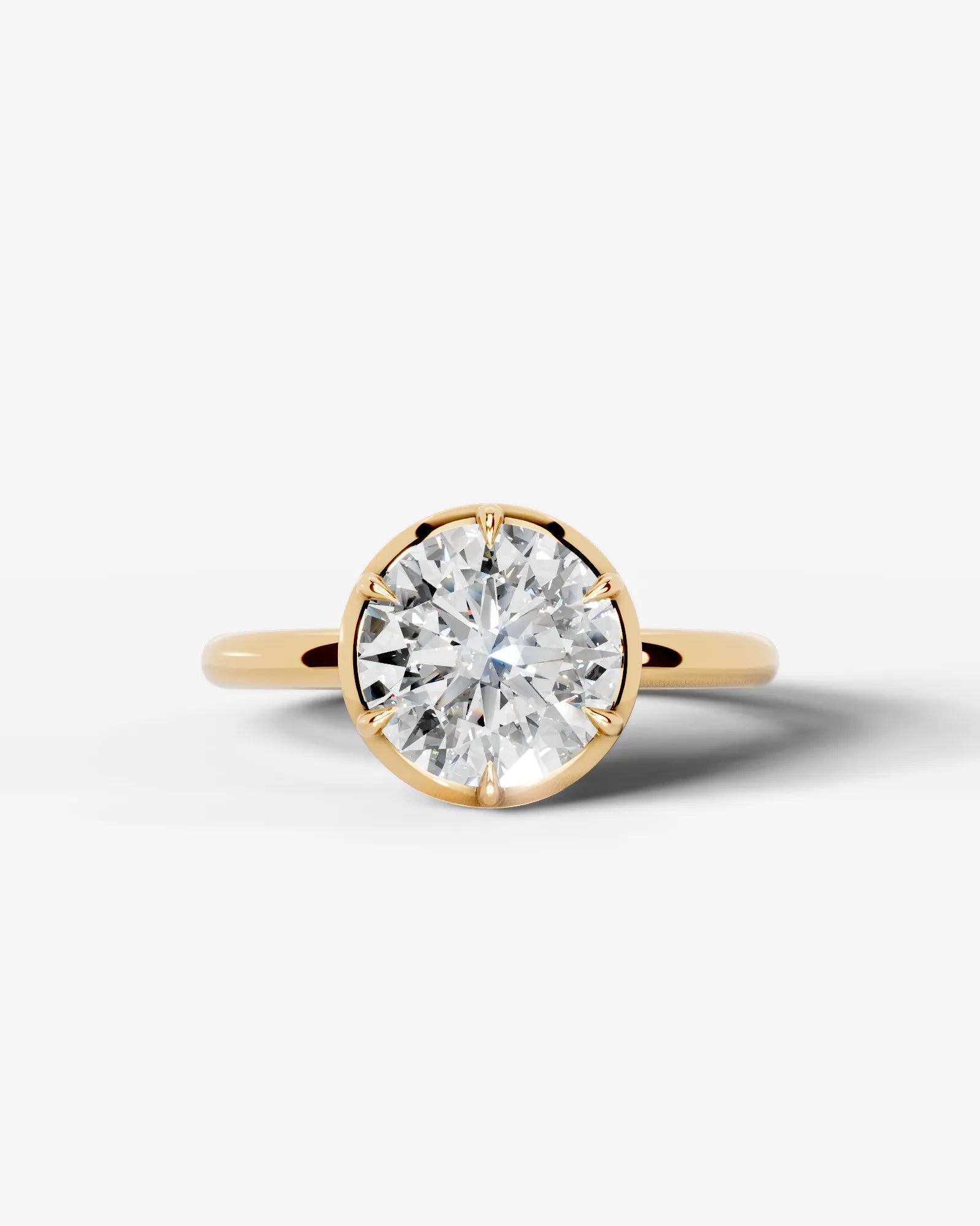 Marquise Solitaire With Tulip Prongs Lab Grown Diamond Engagement Ring